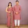 Eid Special Couple Sharee Panjabi Combo