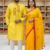 Premium Sharee Panjabi Couple Dress