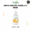 Simple Booster Serum 10% Vitamins C + E + F-30ml