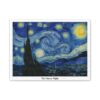 Starry Night Matte Stretched Canvas (1.25") — Classic Van Gogh Wall Art